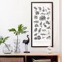 Limited Edition 'Vulnerable Species' Alphabet Print, thumbnail 2 of 12