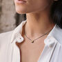 Dainty Silver And Gold Keum Boo Nugget Necklace, thumbnail 1 of 6