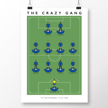 Wimbledon Crazy Gang Poster, 2 of 8