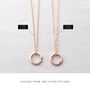 Personalised Mini Birthstone Ring Necklace For Mum, thumbnail 5 of 8
