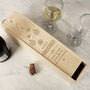 Personalised Christmas Wooden Wine Box, thumbnail 1 of 3