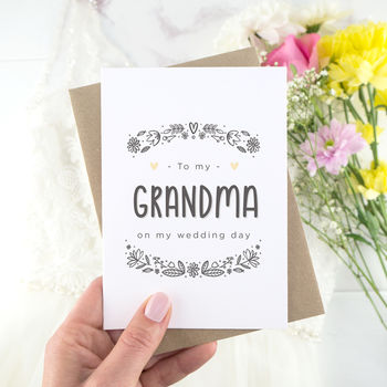 To My Grandparents Wedding Day Card, 3 of 9