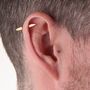 Small Spike Double Sided Stud Single Earring, thumbnail 2 of 6
