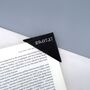 Handmade Personalised Leather Page Corner Bookmark, thumbnail 2 of 6