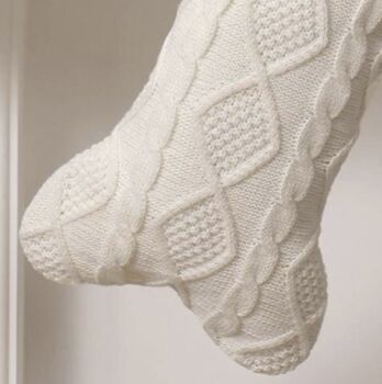 Knitted Dog Bone Stocking, 2 of 2