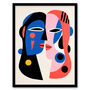 Just The Two Of Us Lovers Couple Modern Wall Art Print, thumbnail 5 of 6