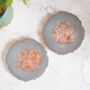 Iridescent Rose Gold Geode Resin Coasters, thumbnail 9 of 12