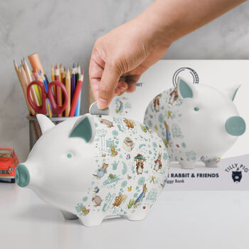 Tilly Pig World Of Peter Rabbit + Friends Piggy Bank, 2 of 12