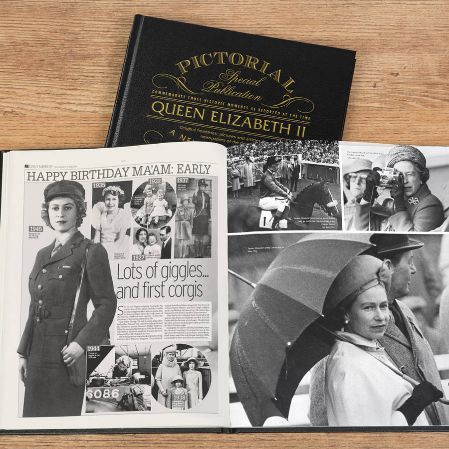 Queen Elizabeth Edition Newspaper Book By Jonny's Sister ...