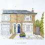 A5 Personalised House Portrait, thumbnail 9 of 9
