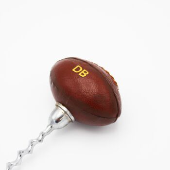 Personalised Vintage Rugby Ball Corkscrew, 3 of 5