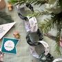 Red Gingham Christmas Paper Chains Garland Kit, thumbnail 4 of 11