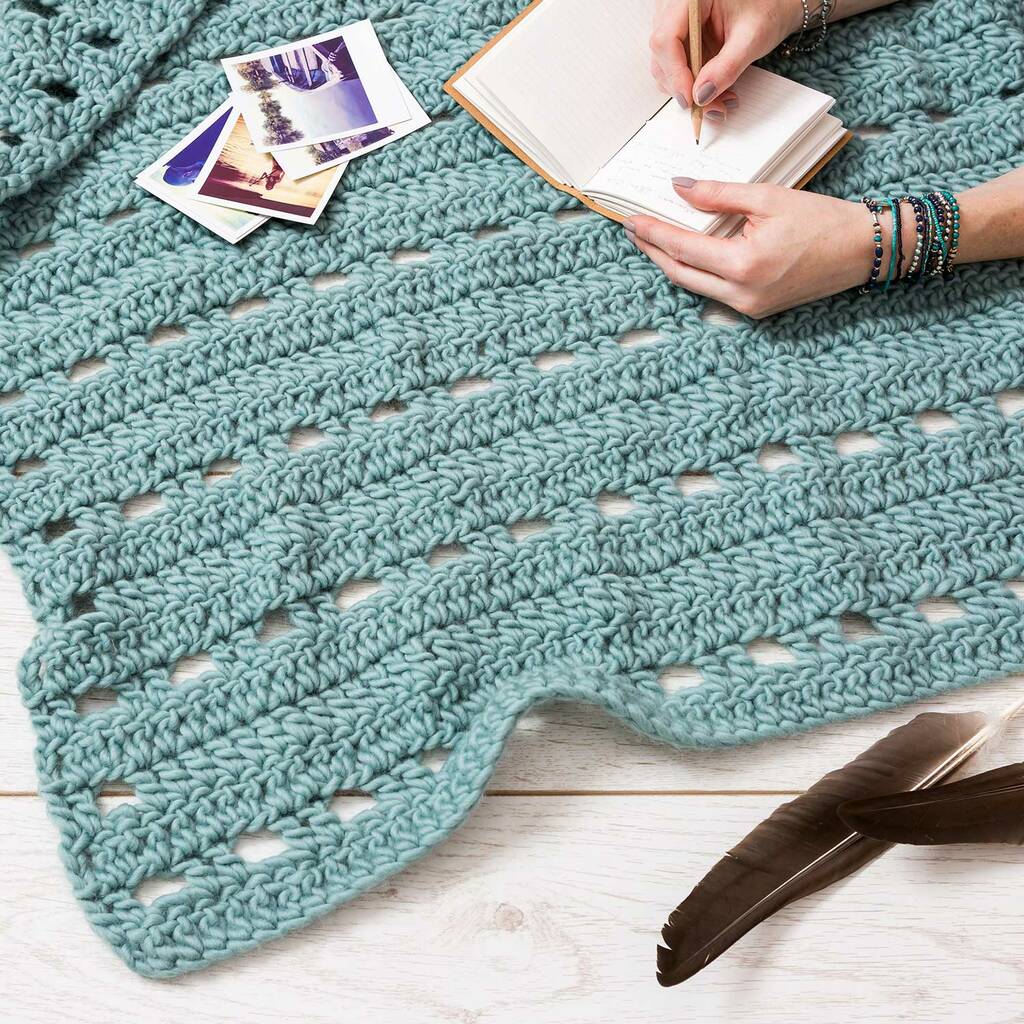 Boho Blanket Crochet Kit, 1 of 7