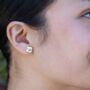 Fried Egg Stud Earrings, thumbnail 2 of 3
