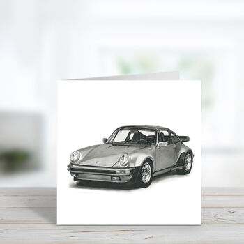 Luxury Porsche Greeting Card And Envelope, 2 of 2