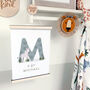 Personalised Zebra Initial Nursery Print, thumbnail 2 of 8