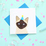 Birthday Cat Card, Multiple Breed Options, thumbnail 11 of 12