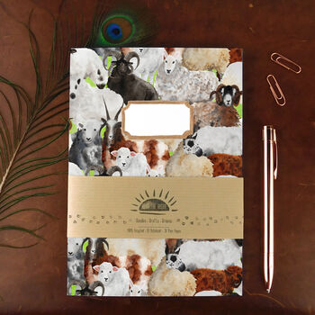Flock Of Sheep Lined And Plain Notebook Set, 2 of 8