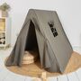 Personalised Army Greeny Grey A Frame Playhouse Tent, thumbnail 1 of 5