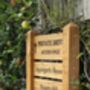 Premium Entrance Ladder Signage With A Mortised Joint, thumbnail 5 of 10