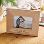 Personalised Engagement Wooden Photo Frame, thumbnail 1 of 5