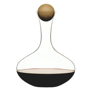 Personalised Glass Decanter With Oak Stopper, 3 of 3
