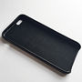 Black Faux Leather Personalised Embossed Phone Case, thumbnail 7 of 11