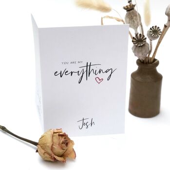 You Are My Everything Card, 3 of 8
