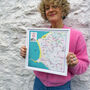 Personalised Map Print Of Where You Live Or Somewhere Special, thumbnail 9 of 12