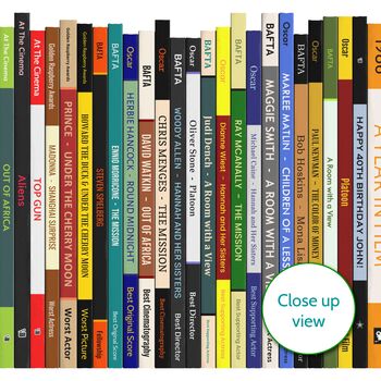 40th Birthday Personalised Print Movie Gift 1986, 7 of 9