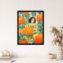 Marvellous Marigolds Orange Flowers Wall Art Print, thumbnail 4 of 6