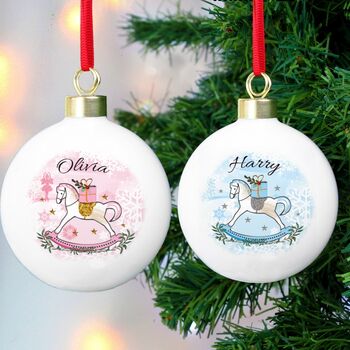 Personalised Christmas Tree Bauble's For Girls Or Boys, 3 of 3