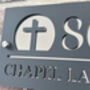 Personalised Cross House Sign Acrylic, thumbnail 4 of 6