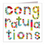 Glossy Congratulations Greetings Card, thumbnail 2 of 4