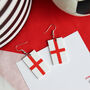 Lioness Flag Earrings World Cup 2023, thumbnail 5 of 5