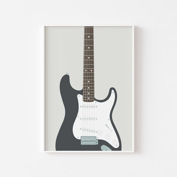 Stratocaster Guitar Print | Guitarist Music Poster, 2 of 11