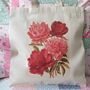 Floral Botanical Print Cotton Shopper Tote Bag, thumbnail 1 of 12