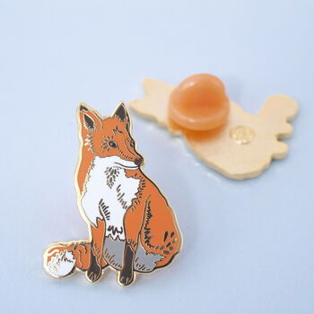 Fox Enamel Pin Badge, 3 of 10