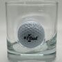 Personalised 'Number One Dad' Golf Ball Whisky Glass, thumbnail 1 of 5