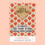 Big Heart Teacher – Little Pocket Hug Wooden Heart Token, thumbnail 1 of 3