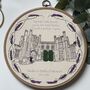 Personalised Hand Embroidered Wedding Venue Portrait, thumbnail 7 of 12