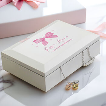 Personalised Wooden Jewellery Box, 4 of 5