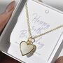 30th Birthday Crystal Heart Pendant Necklace Gift For Her, thumbnail 1 of 7