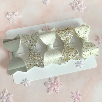 Hair Bows Set Of Five, 9 of 12