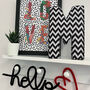 Personalised Monochrome Fabric Pompom Letter, thumbnail 8 of 10