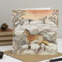 'Fox In The Fields' Christmas Card, thumbnail 1 of 2