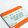 Personalised Train Ticket Mouse Mat, thumbnail 3 of 6