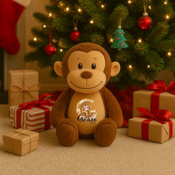 Personalised Initials Large Monkey Teddy, 7 of 7