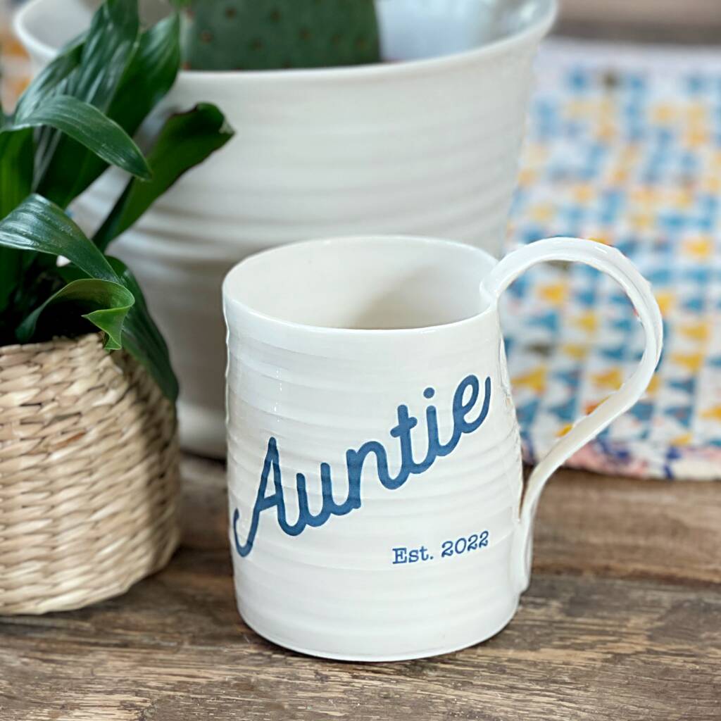 Auntie Personalised Porcelain Mug, 1 of 7