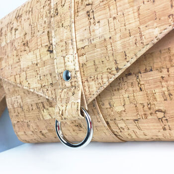 Sustainable Cork Classic Clutch Bag, 5 of 7